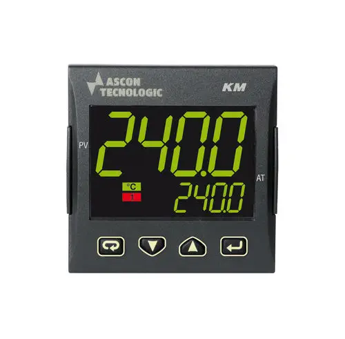 PID Regulator, Heater Break Alarm, IP65, Auto‑Tune, 48×48mm – KM2 | ASCON
