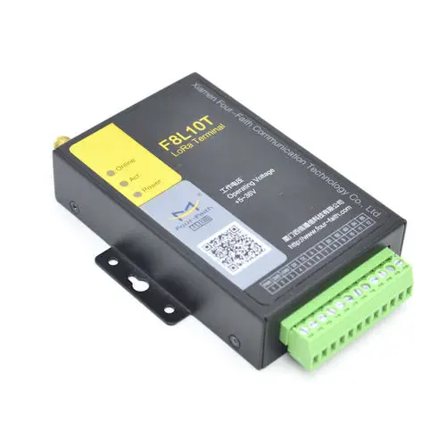 Wireless LoRa Remote Terminal - RS-485/232 Data Acquisition | Four-Faith F8L10T