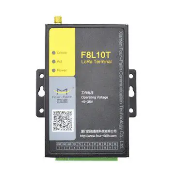 Wireless LoRa Remote Terminal - RS-485/232 Data Acquisition | Four-Faith F8L10T