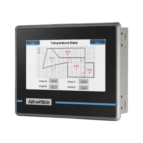 4.3“ HMI 500+ PLC Drivers RS-232/422/485 IP66 – WOP-204K | Advantech