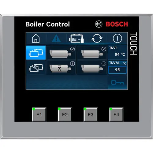 Sequence Control for up to 4 Boilers, Pre-configured & Wired, Touch, Multi-Protocol – CWC | Bosch
