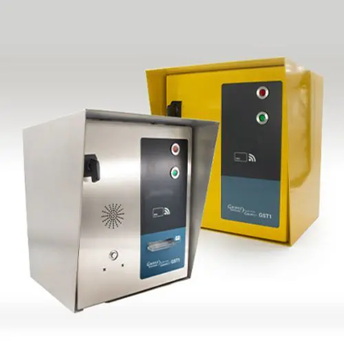 Self‑Service Truck Weighbridge Kiosk, RFID, IP66, Stainless/Painted Steel – GST1 Plus | GIROPES