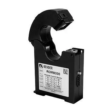 AC/DC Resid. Current Monitor, 10–500 mA, DC…100 kHz, Modbus – RCMB330 | BENDER