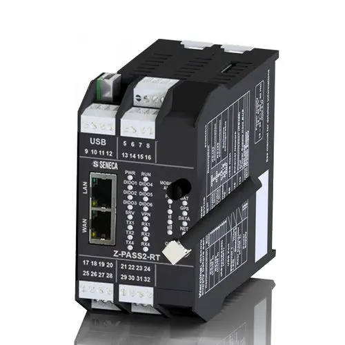 SENECA Z-PASS2-RT-S | Industrial Gateway & Remote Control Unit with PLC