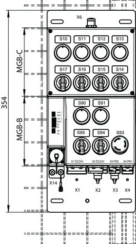 Safety Door Interlock, 13 Controls, PROFINET/PROFIsafe, PL e/SIL 3 – MGB-PN | EUCHNER
