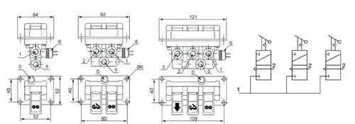 Pneumatic PTO Valve Control, 1/2/3-Way, Warning Light, Complete Kit – 905213 | BEZARES
