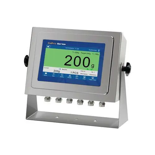 General Measure GMC-P7 F8 Digital Weighing Controller with 7-Inch Touch Screen and 50-Recipe Batching