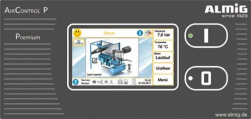 Compressor Control System with Color LCD, RS485 | ALMIG Air Control B
