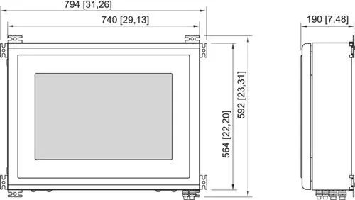 R. STAHL MANTA KVM | 24" Full HD Operator Station for ATEX/IECEx Zone 1, 2, 21, 22