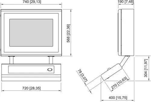 R. STAHL MANTA KVM | 24" Full HD Operator Station for ATEX/IECEx Zone 1, 2, 21, 22
