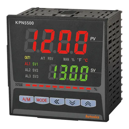 Compact Process Controller, 50ms Sampling, ±0.3%, Modbus RTU, IP65 Front | Autonics KPN Series