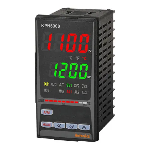 Compact Process Controller, 50ms Sampling, ±0.3%, Modbus RTU, IP65 Front | Autonics KPN Series