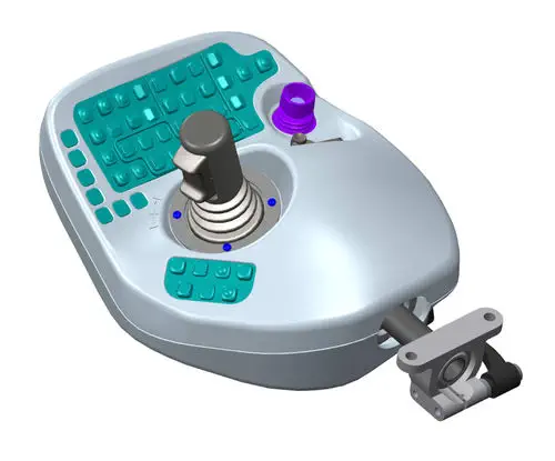 OTTO Controls CAN-Driven Operator Control Module with Hall Effect Joystick and Keypad