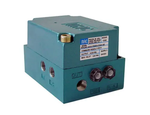 Proportional Pressure Controller, Closed-Loop IP65 | MAC Valves PPC5C