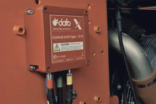 Dafo CV-X | Vehicle Fire Suppression Controller, 2 Zones, Battery-Free Backup