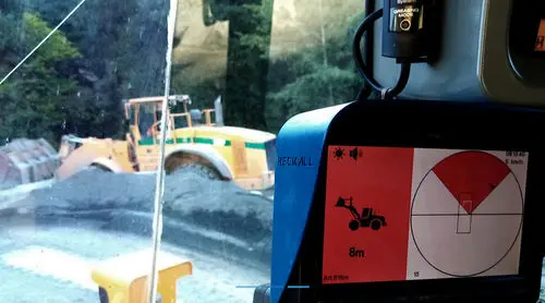 RECKALL CROSSBOX Heavy Vehicle Collision Avoidance and Pedestrian Detection Safety System with Lone Worker Alerting