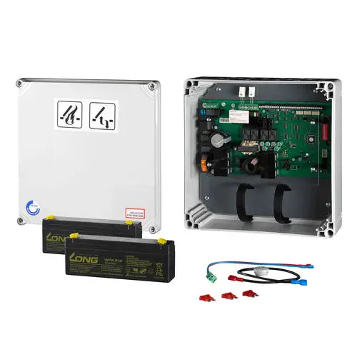 Kingspan STG RWA 4 A Compact SHEV Control Panel with 4A Output, Integrated Emergency Battery, and Parallel Cascading