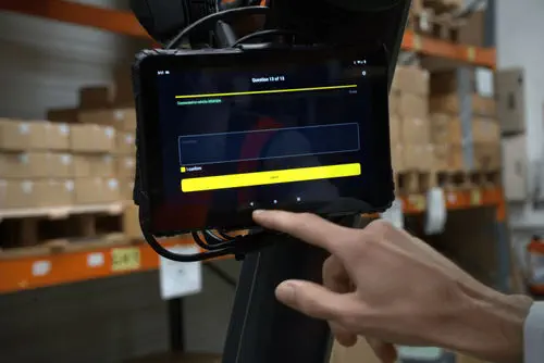 BLAXTAIR Blaxtair Checklist Digital Pre-Start Safety Inspection System with Vehicle Interlock for Forklifts
