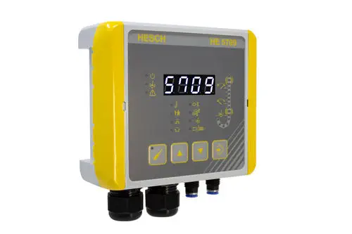 AXXERON HESCH HE 5709 Compact 4-Valve Solenoid Controller with Differential Pressure Control for Dust Collector Filter Cleaning