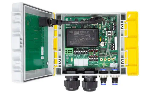 AXXERON HESCH HE 5709 Compact 4-Valve Solenoid Controller with Differential Pressure Control for Dust Collector Filter Cleaning
