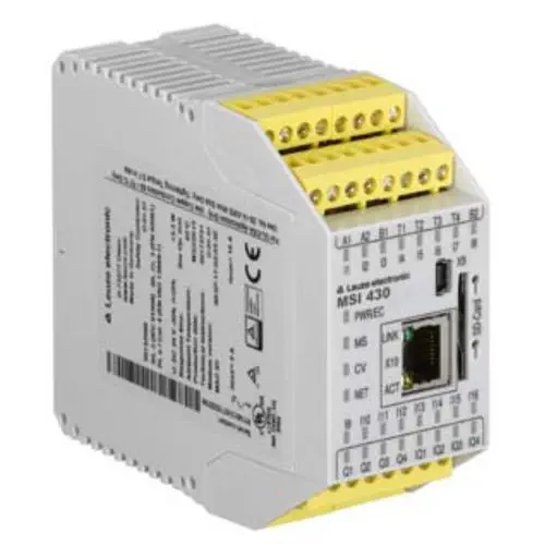 Leuze MSI 430-03 | Configurable Safety Controller, SIL 3 / PL e, Multi-Protocol