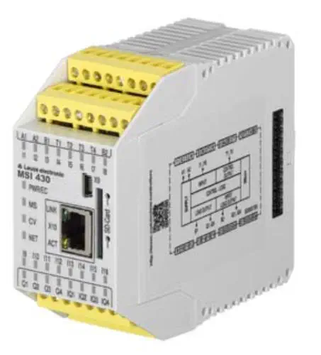 Leuze MSI 430-03 | Configurable Safety Controller, SIL 3 / PL e, Multi-Protocol