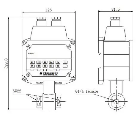 Differential Pressure Transmitting Controller with 5 Relays, IP65 | Micro Sensor MDM4881
