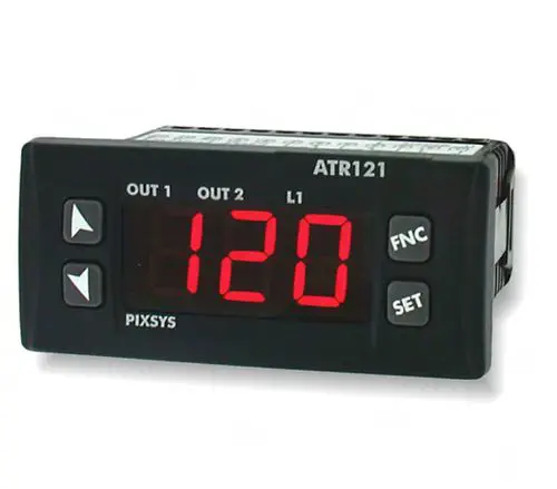 PID Temperature Controller with Universal Input, 3-Digit Display | Pixsys ATR121