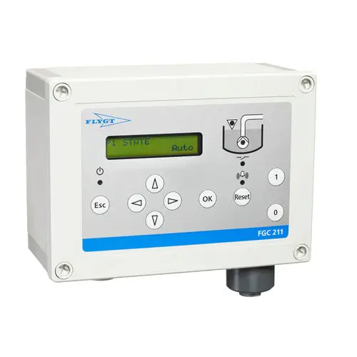 Pump Station Controller with Alarm, 1–2 Pumps, 5.5 kW | Flygt FGC 200/300
