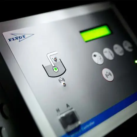 Pump Station Controller with Alarm, 1–2 Pumps, 5.5 kW | Flygt FGC 200/300