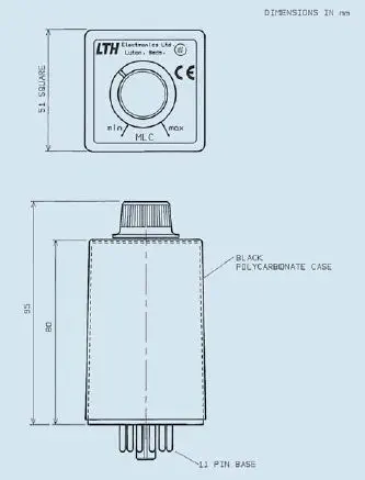 Conductive Level Controller, Plug-In, Variable Sensitivity | LTH Electronics MLC Series