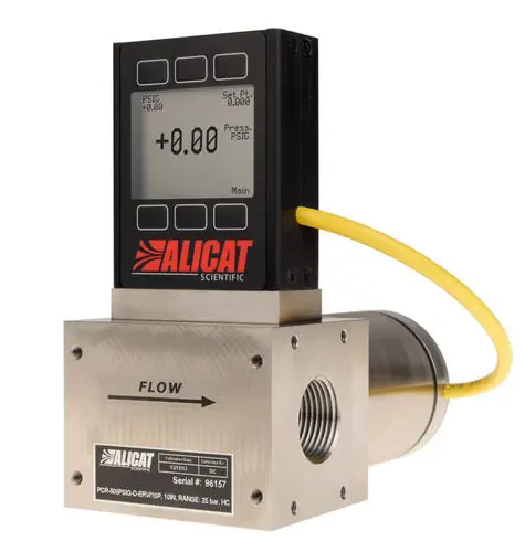 Alicat Scientific PC Series Digital Pressure Controller — ±0.25% Accuracy, 200:1 Turndown, 30 ms Response