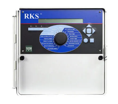 Conventional Irrigation Controller, 100-Station, FloStack, ET-Based | Tucor RKS+