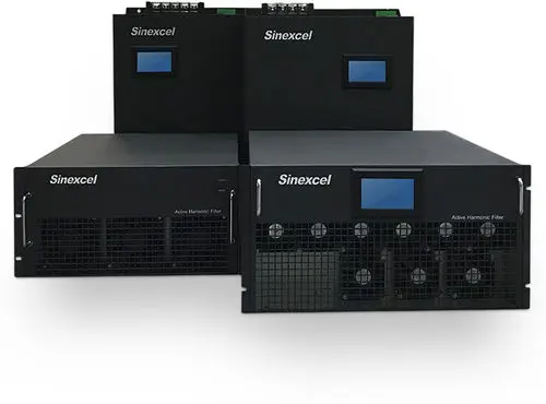 Active Harmonic Filter, 25–300A, 2nd–50th Harmonic, Modbus | Sinexcel AHF