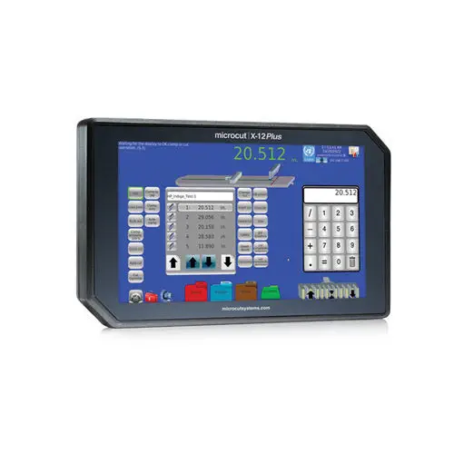 Paper Cutter Backgauge Control, ±0.002″, Touchscreen | Papercutters Microcut®
