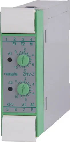 Conductive Level Controller, 0.1–1000 kΩ, Relay/PNP, DIN Rail | Anderson-Negele VNV-2