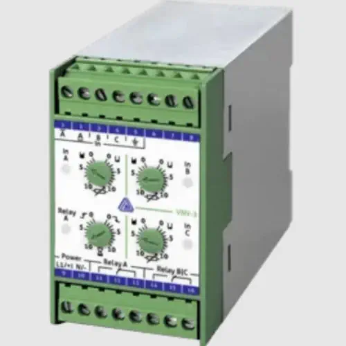Conductive Level Controller, 0.1–1000 kΩ, Relay/PNP, DIN Rail | Anderson-Negele VNV-2
