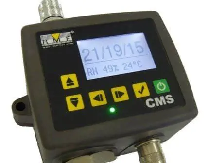 Hydraulic Contamination Monitor, Particles/Humidity/Temp, 400 bar | RMF CMS