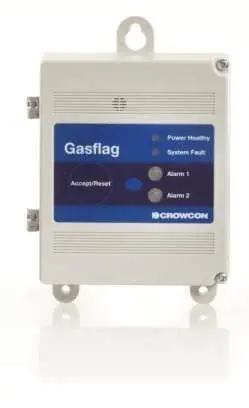 Single-Channel 4-20 mA Gas Detection Control Panel | Crowcon Gasflag