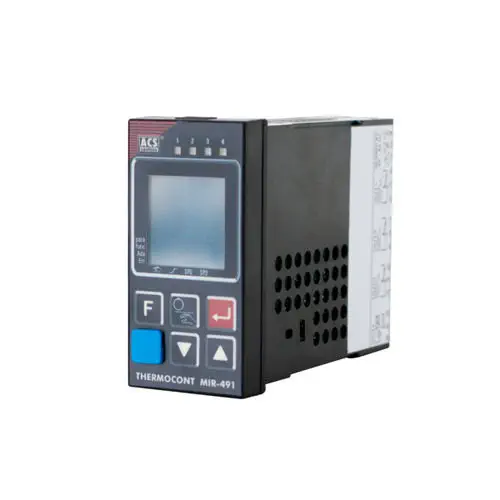 Universal Process Controller with PID, Motor Step & Cascade, 48×48 mm | ACS Control-System MIR-491/492