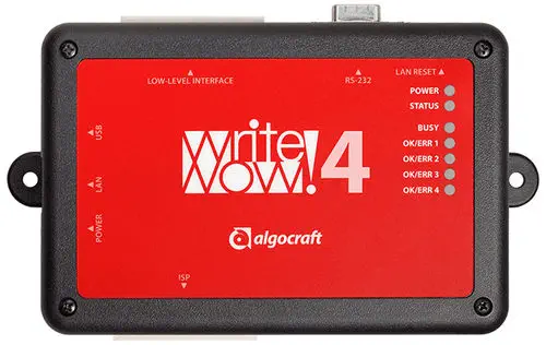 In-Circuit Production Programmer with Galvanic Isolation, 12 V Vpp | algocraft WriteNow!