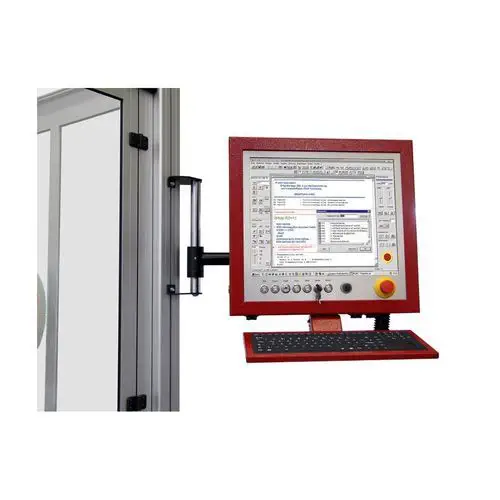 isel Germany IOP-19 CNC Operator Panel with Integrated Machine Controls