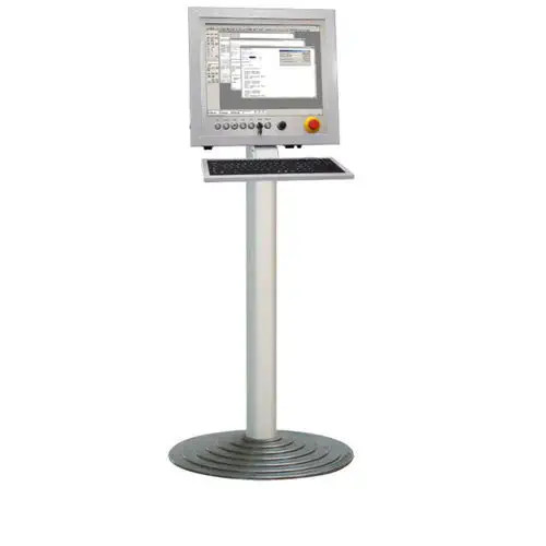 isel Germany IOP-19 CNC Operator Panel with Integrated Machine Controls