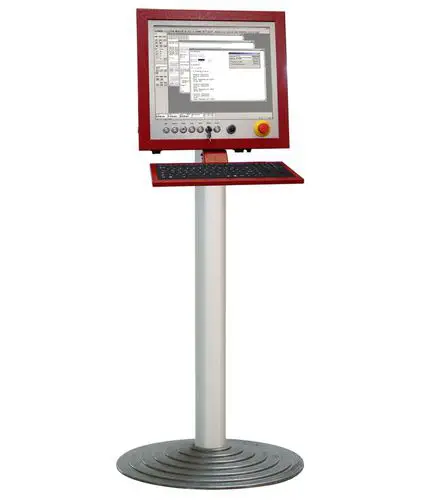 isel Germany IOP-19 CNC Operator Panel with Integrated Machine Controls