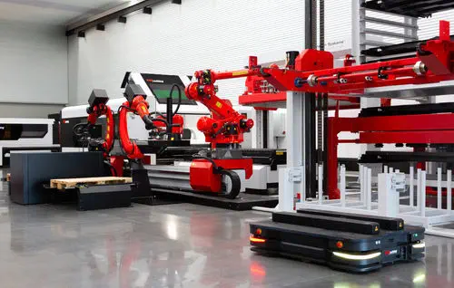 TCI Cutting Smart Cell 2D Laser Automation System with AI-Driven Sorting
