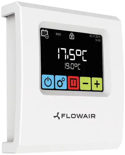 Flowair T-box Touchscreen HVAC Controller for Up to 31 Heating and Cooling Units