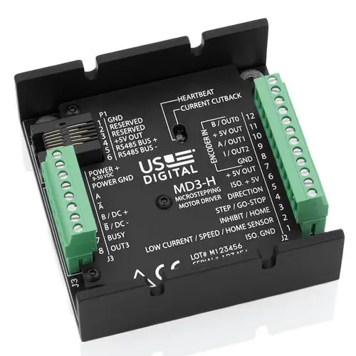 US Digital MD3 Programmable Microstepping Driver and Motion Controller
