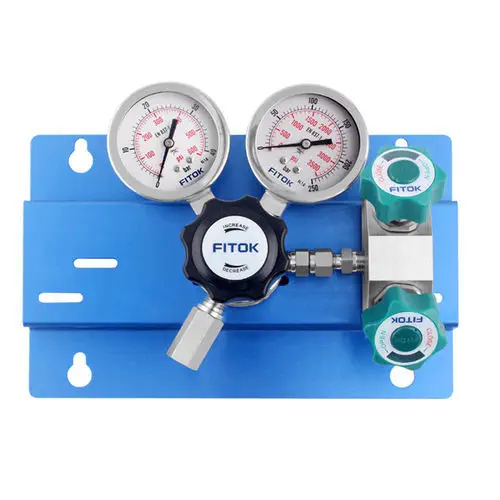 FITOK FSR-16L-45-100 Pressure Calibration Control Panel, 316L Stainless Steel