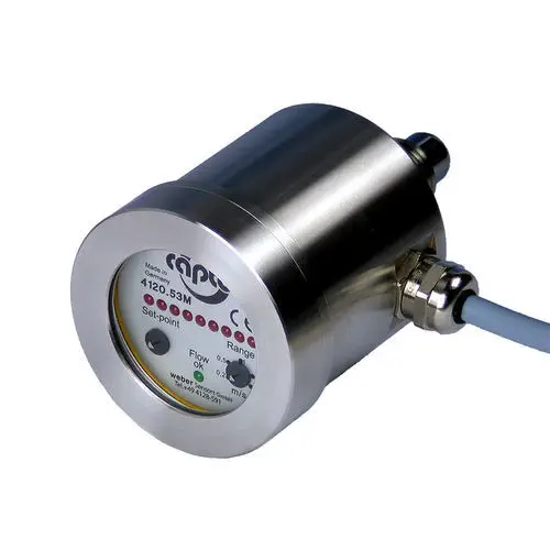 weber Sensors 4120.5xM Calorimetric Flow Switch, IP67 Stainless Steel
