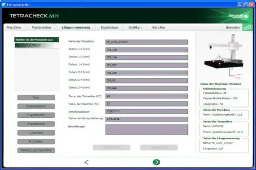 Innovalia-Metrology Tetracheck Real-Time 3D CMM Verification and Error Detection Software